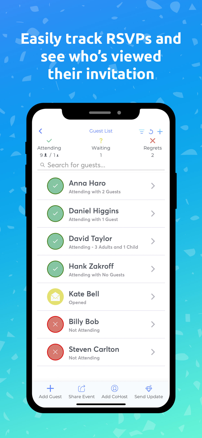 Invitation Maker and RSVP Invitd