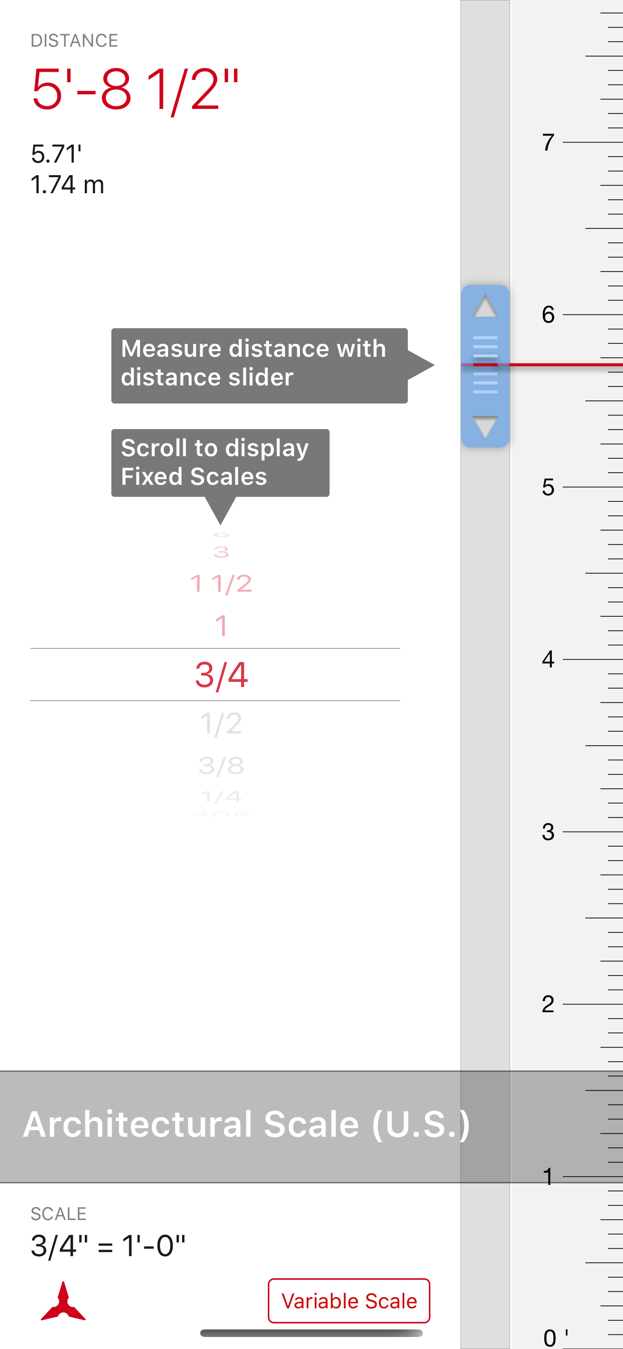 Scala Architectural Scale