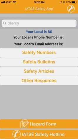 Game screenshot IATSE Safety Info mod apk