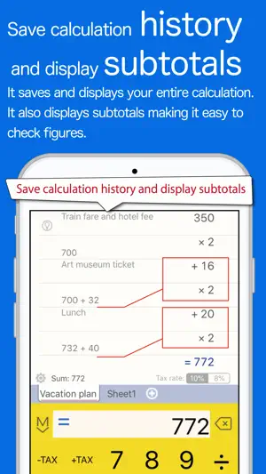 Calc+α screenshot 1