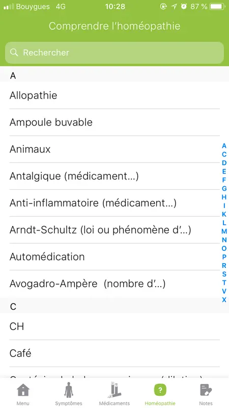 L’Homéopathie de A à Z screenshot 2 of 7