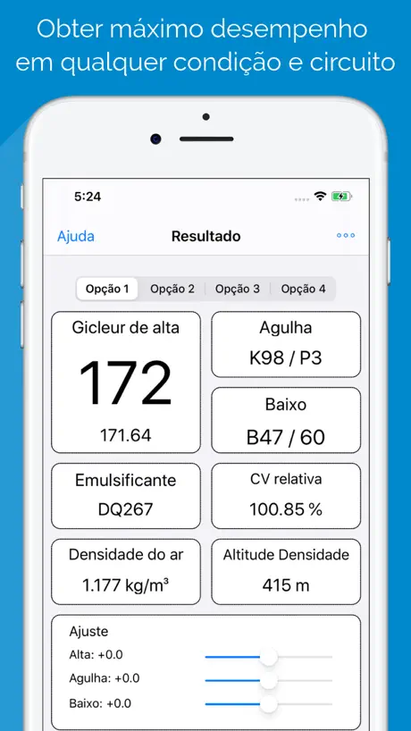 Carburação para TM KZ Kart