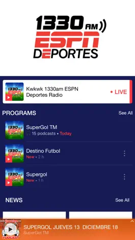 Game screenshot KWKW TU LIGA 1330AM mod apk