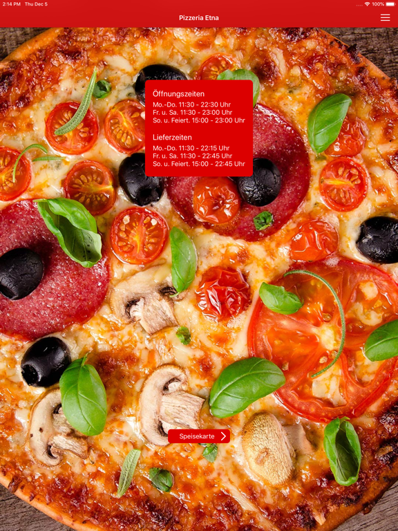 Screenshot #4 pour Pizzeria Etna