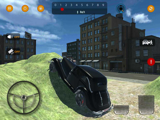 Retro Car Simulator iPad screenshot