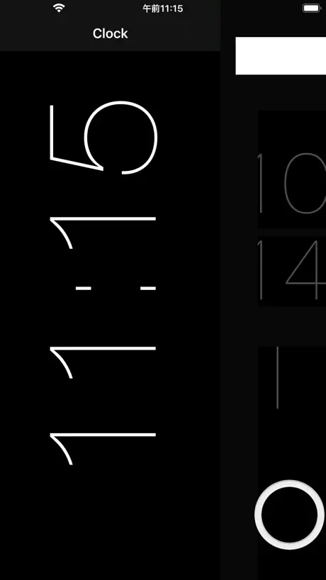 ScrollClock  Cool design clock