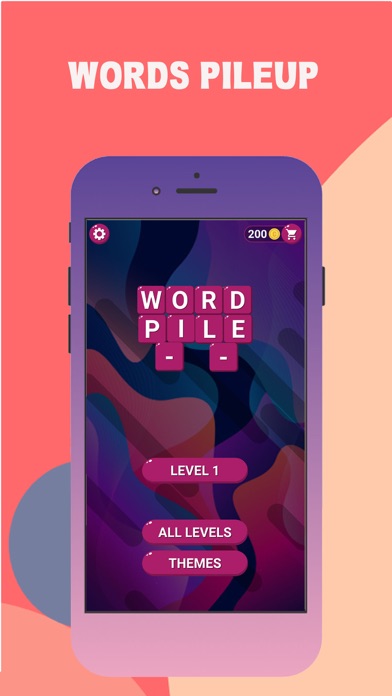 Words PileUp iPhone screenshot
