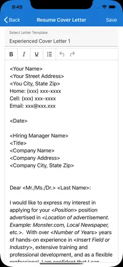 Got Resume Builder: Screenshot 9 von 10