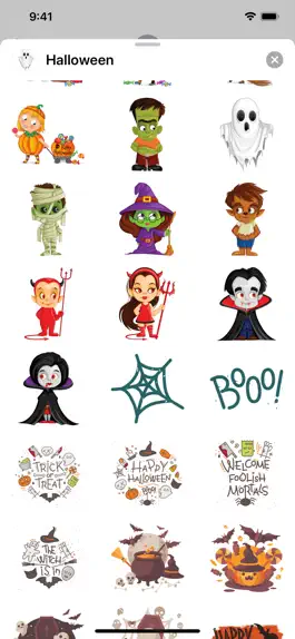 Game screenshot Halloween Stickers - Boo apk