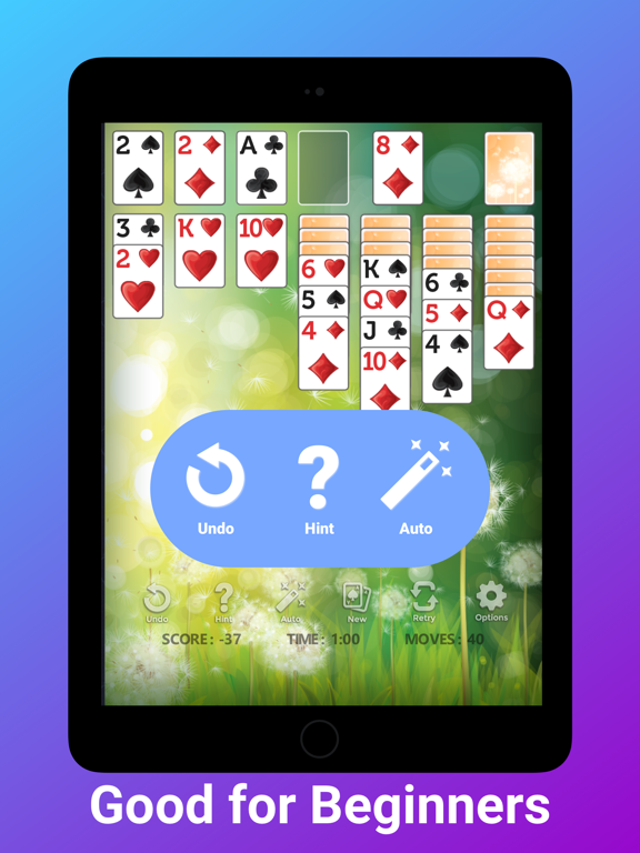 Solitaire ‣ iPad screenshot 4 - Games app