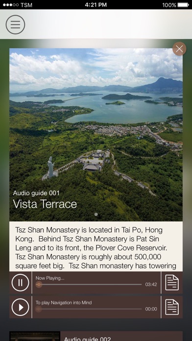 Svaha App-Tsz Shan Audio Guide Screenshot