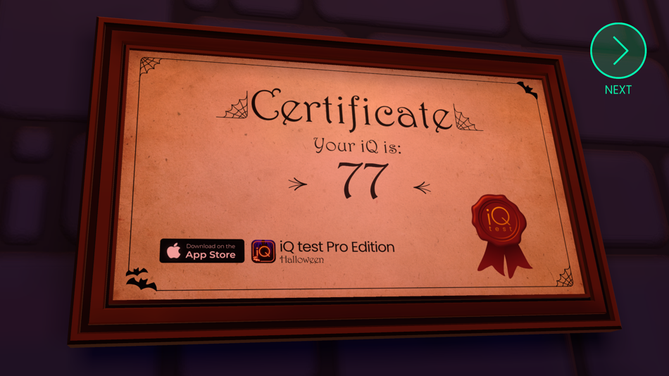 #7. IQ Test Pro Edition (iOS) By: Santiago Romani Castroman
