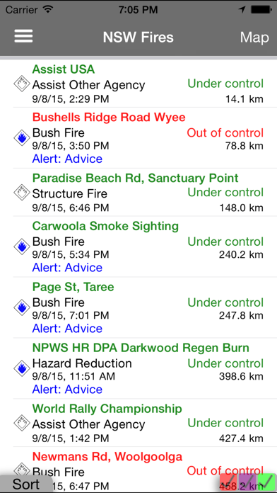 NSW Fires screenshot1