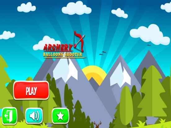 Archery Game: Balloons Shooter iPad screenshot