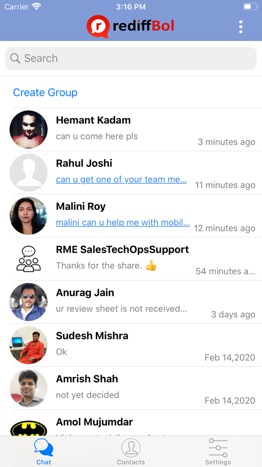 #1. rediffBol Professional (iOS) 由: Rediff.com