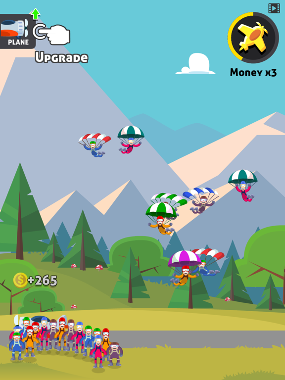 Parachute!! iPad screenshot 1 - Games app