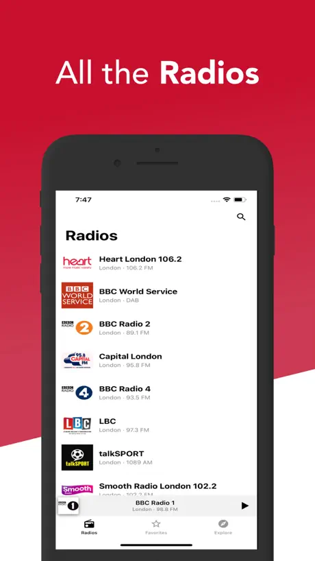 Radio UK - Live FM stations