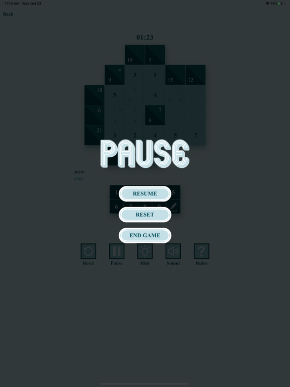 Screenshot #6 pour Kakuro Challenge