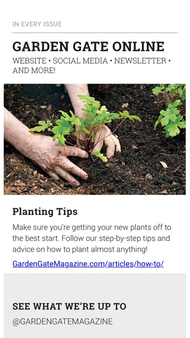 Garden Gate Magazine Screenshot