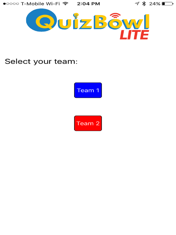 Screenshot #4 pour QuizBowl Systems Player App