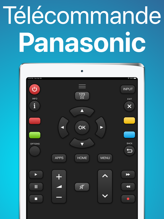 Télécharger Télécommande pour Panasonic tv pour iPhone / iPad sur