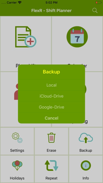 FlexR (Shift planner)