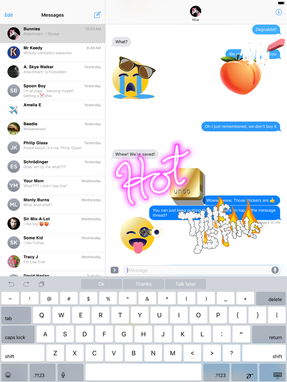 Popglory! iPad screenshot 4 - Stickers app