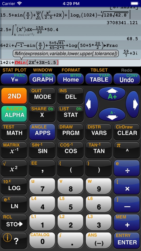 #1. GraphNCalc83 (iOS) 由: Ernest Brock