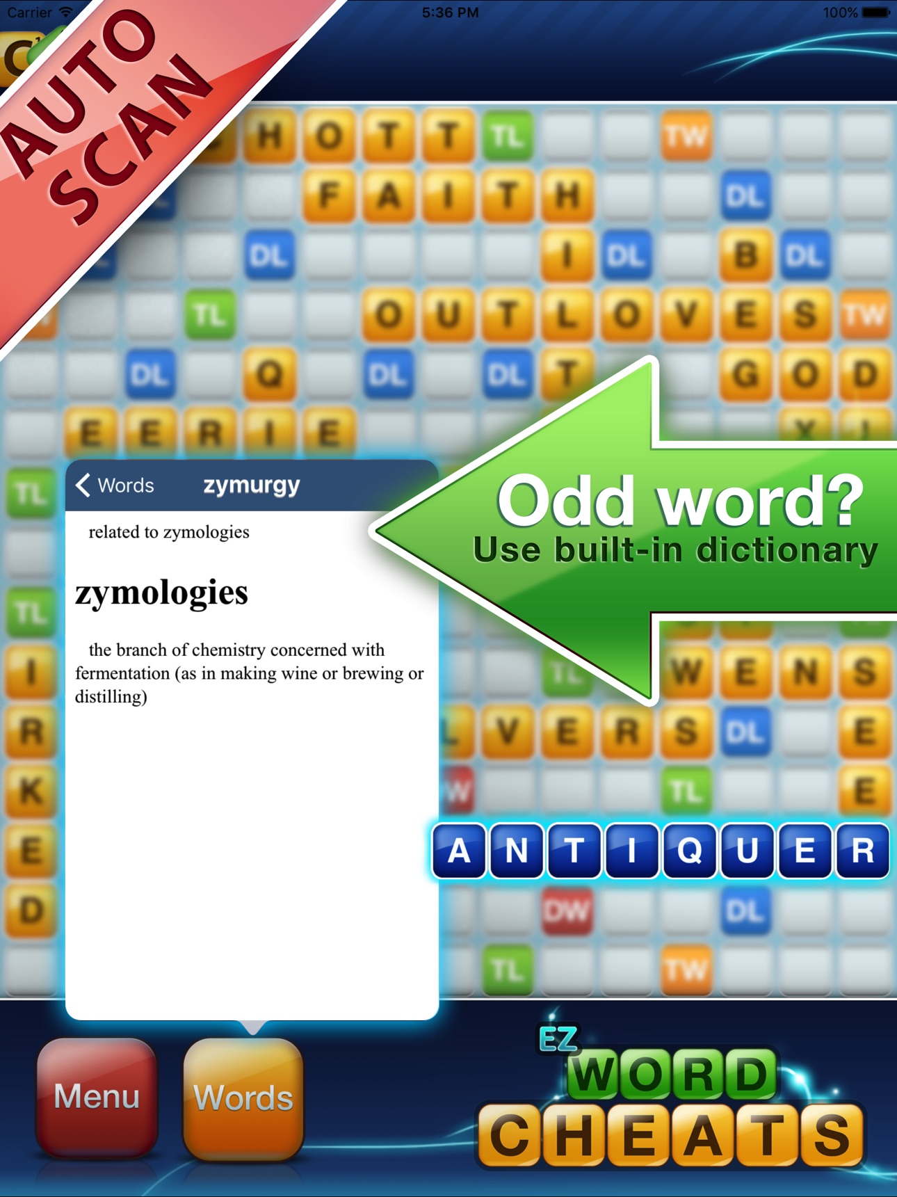 Screenshot 9 of Words with EZ Cheats