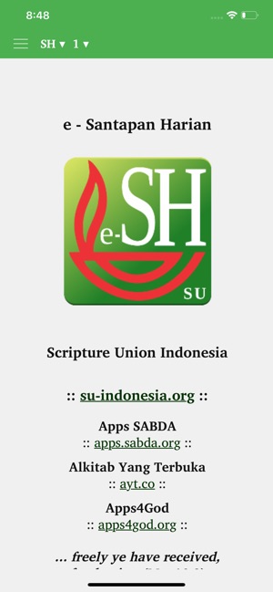 Renungan e-SH/Santapan Harian(圖1)-速報App