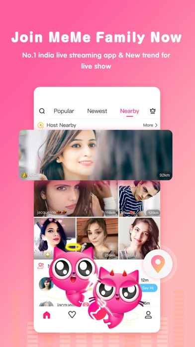 MeMe Live - Live Streaming Appのおすすめ画像1
