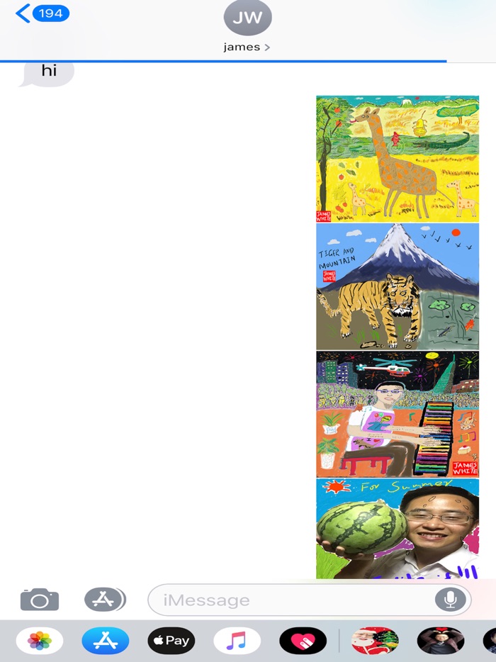 James White Stickers Season 2