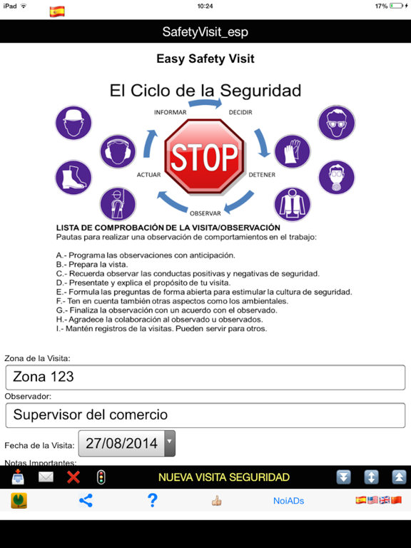 Screenshot #4 pour Easy Safety Visits