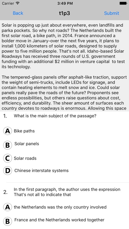 25 Test For TOEFL® Practice
