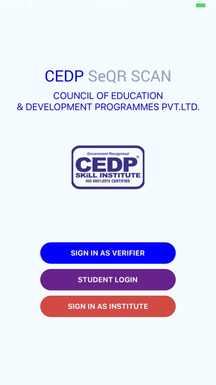 CEDP SeQR Scan