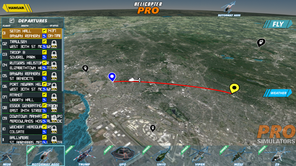 #3. Pro Helicopter Simulator (iOS) بواسطة: Pro Simulators Online