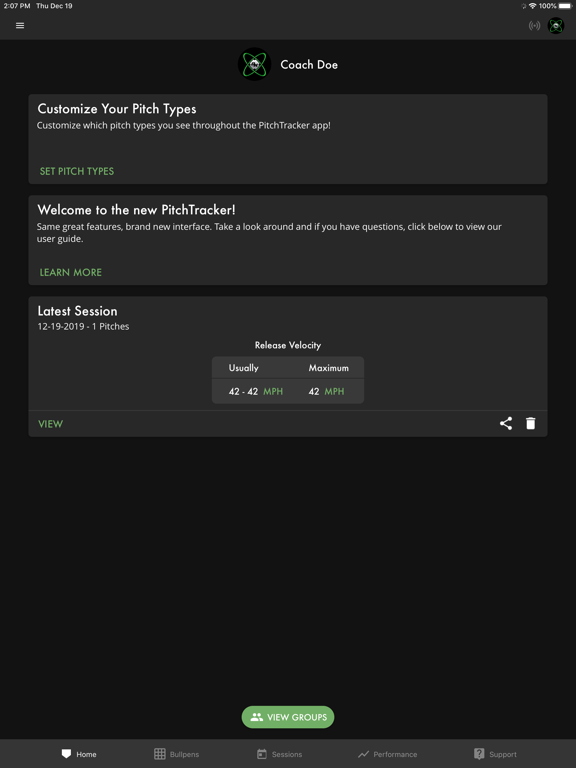 PitchTracker Softball