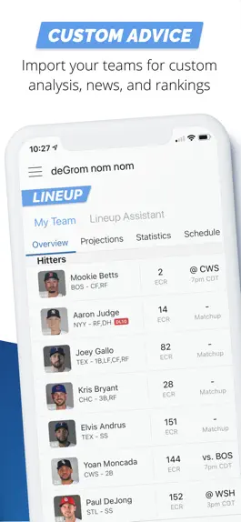 Game screenshot Fantasy Baseball My Playbook hack