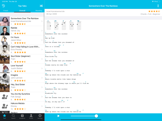 Screenshot #5 pour Ukulele Tabs & Chords