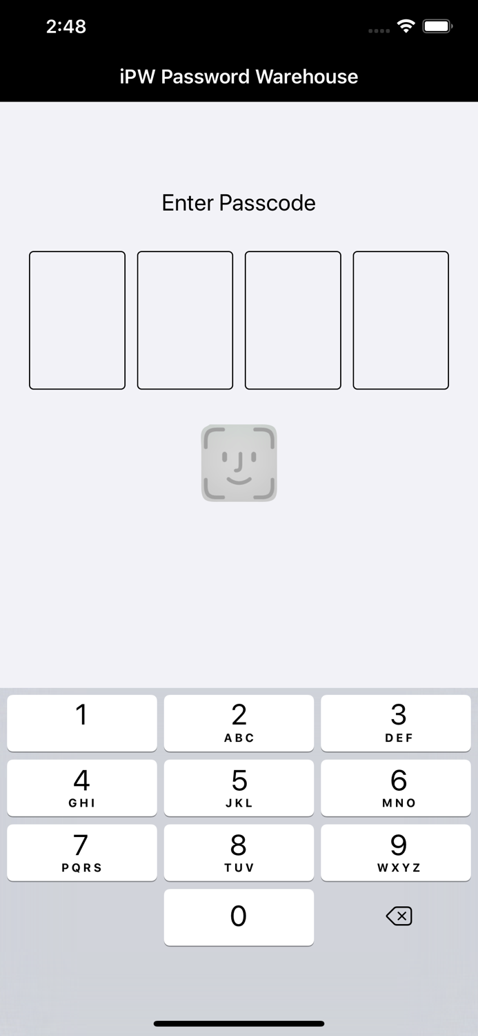 iPW Password Warehouse