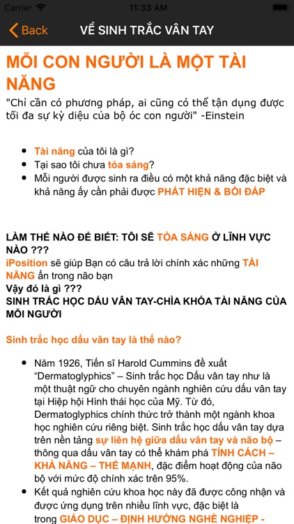 iPosition-Sinh Trắc Vân Tay