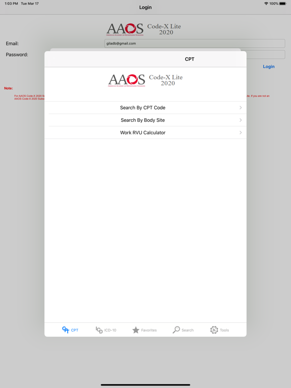 AAOS Code-X Lite Web