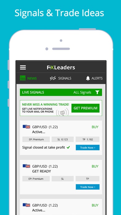 Screenshot #1 pour Live Forex Signals - FXLeaders