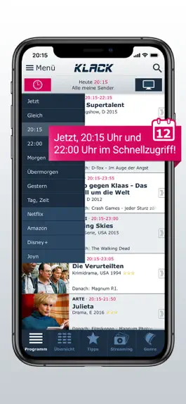 Game screenshot TV-Programm KLACK: Ihre TV-App apk