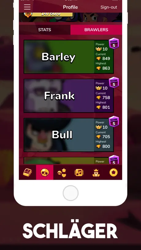 Stats & Tools für Brawl Stars