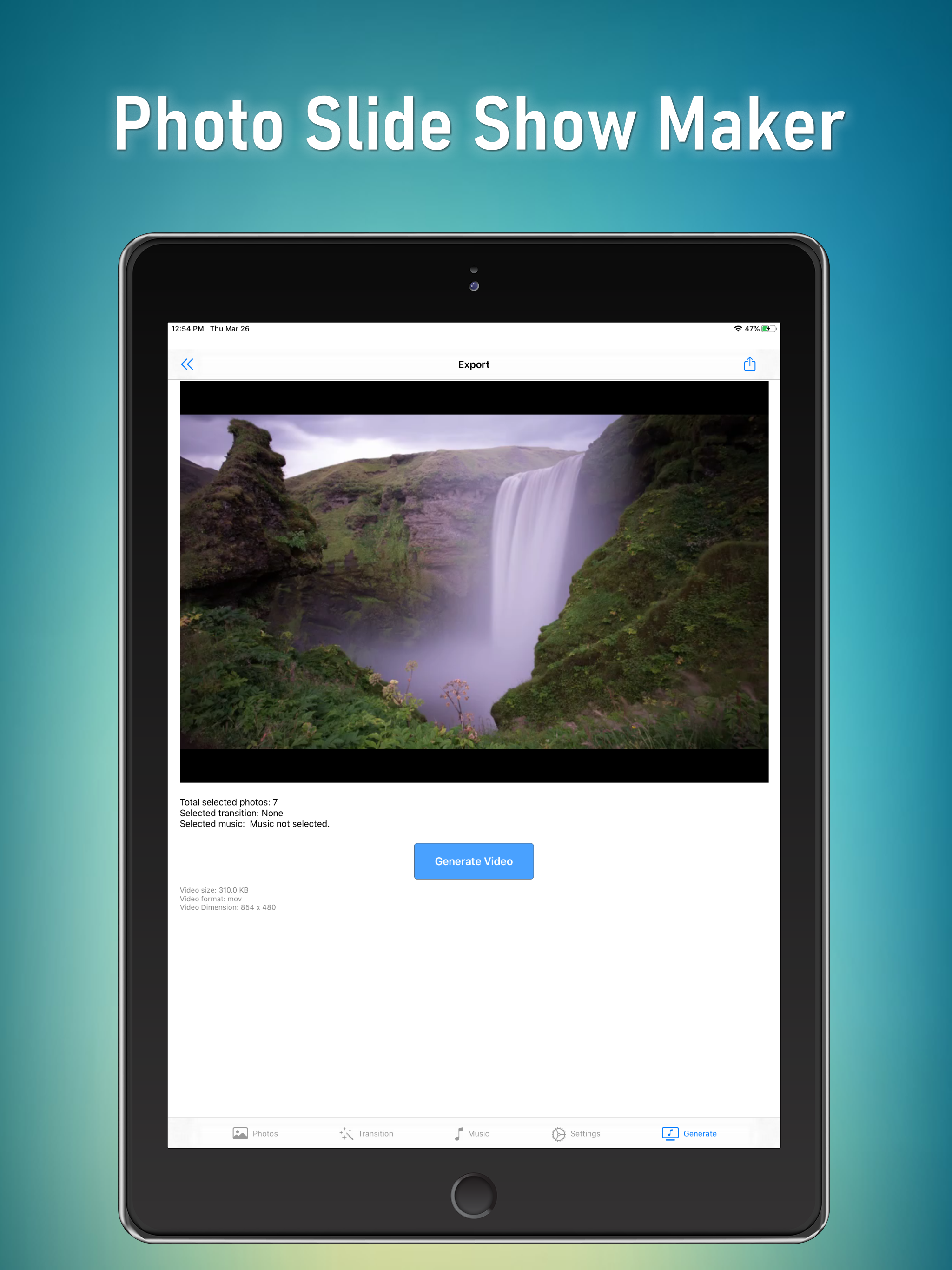 Slide Show Maker With Music!