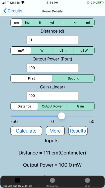 Electronics Circuit Calculator