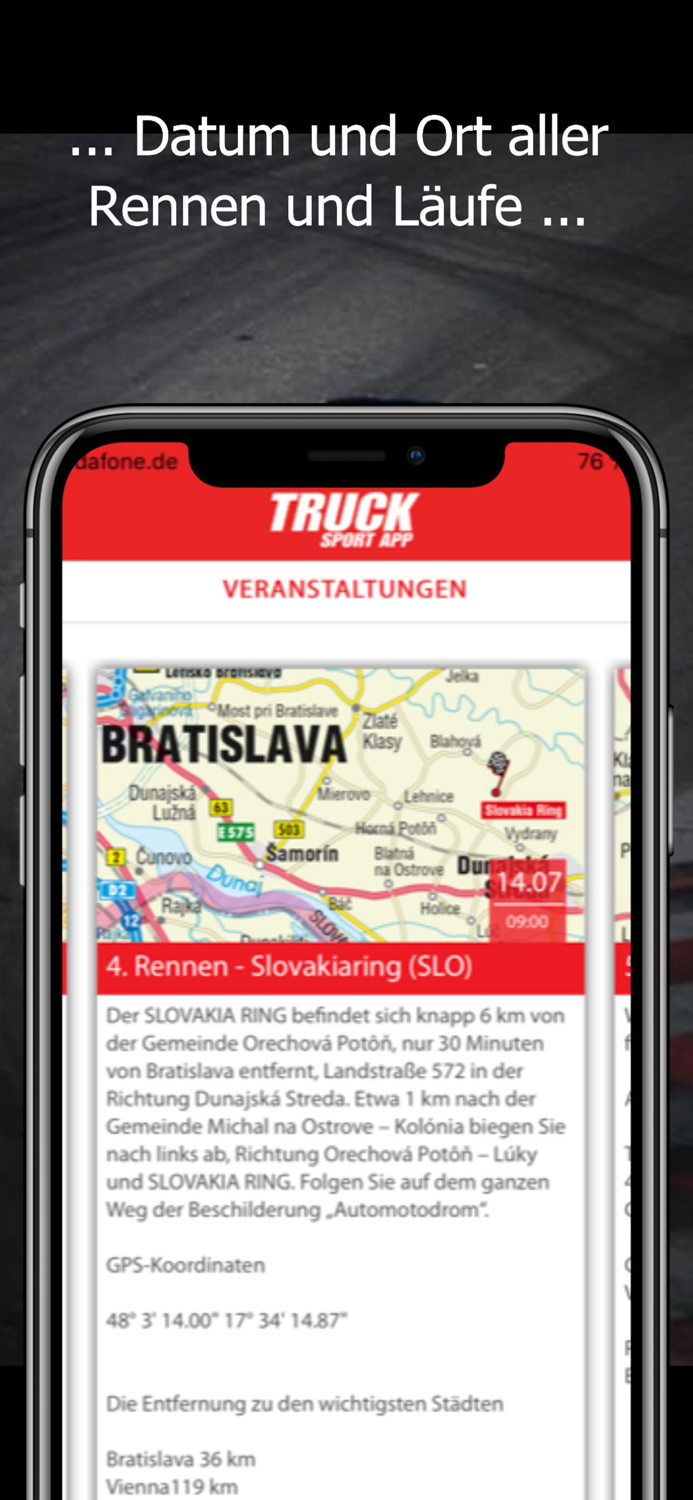 Truck Sport App