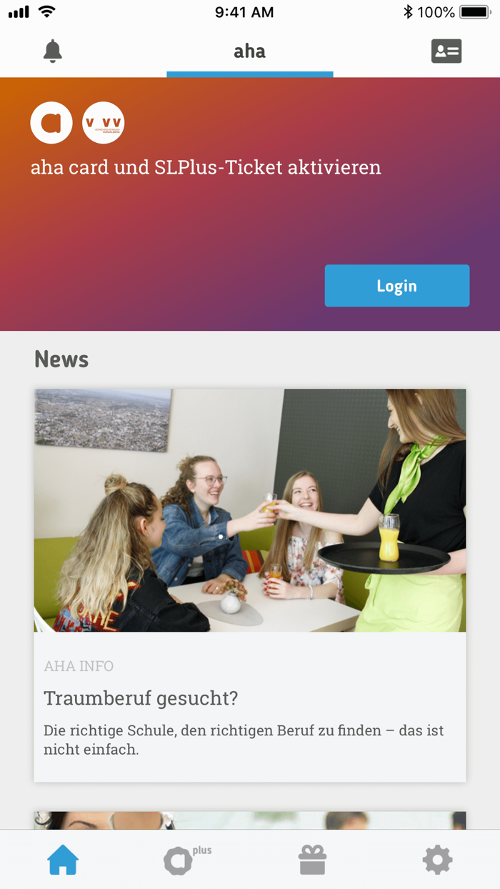 aha info  card  plus