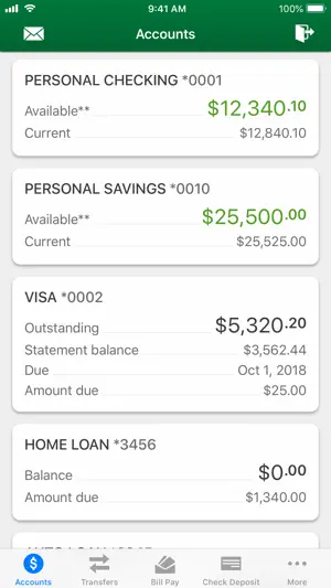 Bank of Greene screenshot 2